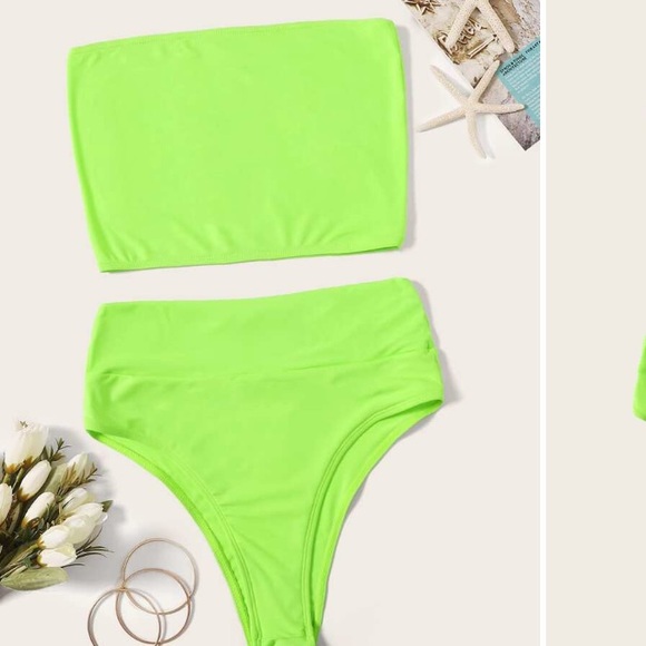 shein green bikini